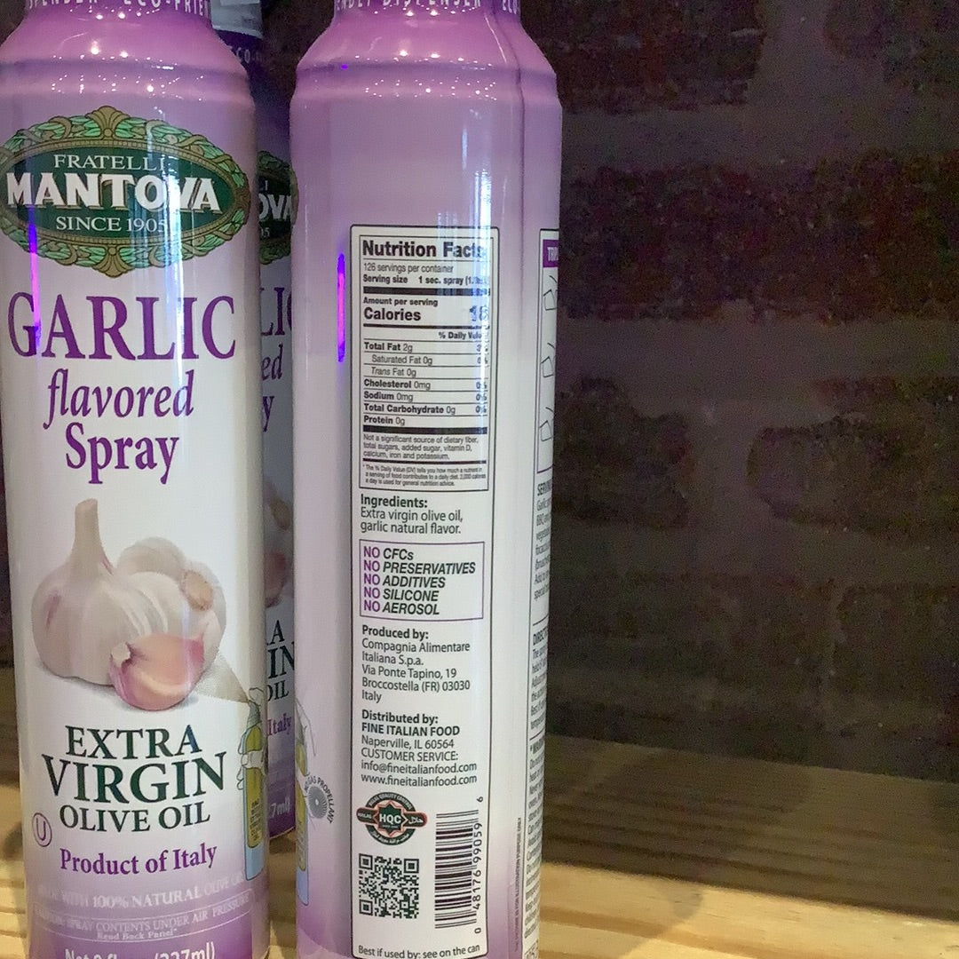 EXTRA VIRGIN OLIVE OIL GARLIC SPRAY